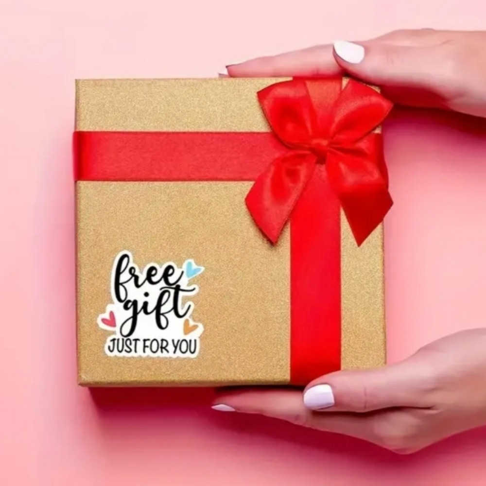 60/pcs "Gift for you" stickers - Picture 3 of 5